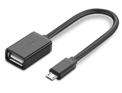Dây Micro USB 2.0 OTG dạng tròn dài 12cm UGREEN US133