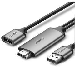 Cáp chuyển đổi USB (Micro Lightning Type-C) sang HDMI dài 1.5m UGREEN 50291