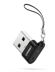 Ugreen 50568 Màu Đen Đầu chuyển đổi USB 2.0 dương sang TYPE C âm US280 20050568
