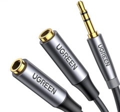 Cáp chia 2 cổng Audio 3.5mm dài 20cm Ugreen 50253 cao cấp