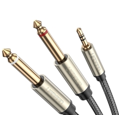 Cáp chia 1 đầu 3.5mm sang 2 đầu 6.5mm UGREEN AV126