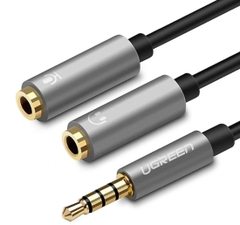 Dây chuyển âm thanh 3.5mm dương sang Jack Mic + Loa âm AV141