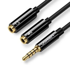 Dây chuyển âm thanh 3.5mm dương sang Jack Mic + Loa âm AV141