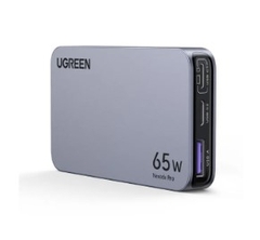 Ugreen 15817 65W 2c1a siêu mẫu Nexode Pro GaN Ultra-Slim siêu mỏng bộ sạc 3 cổng 2 usb-c