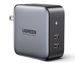 Củ sạc nhanh 100W GaN Nexode 2 cổng USB Type-C Hỗ trợ QC4+, PD3.0 Ugreen 40795 (US)