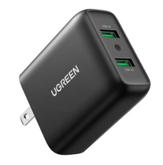 Ugreen 70151 36W QC3.0 2 cổng USB màu Đen