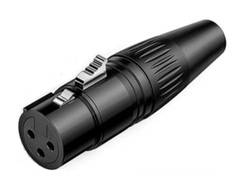 Đầu hàn jack cannon  3 tim AV162