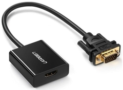 Cáp chuyển đổi HDMI sang VGA có âm thanh Ugreen 20694 chính hãng