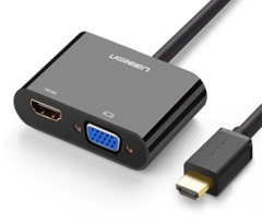 Cáp chuyển đổi HDMI to VGA&HDMI chính hãng Ugreen 40744 cao cấp