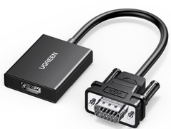 Cáp chuyển đổi VGA sang HDMI+Audio 1080P@60Hz Ugreen 50945 cao cấp
