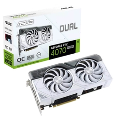 VGA ASUS Dual GeForce RTX 4070 SUPER White OC Edition 12GB GDDR6X (DUAL-RTX4070S-O12G-WHITE)