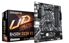 MAINBOARD GIGABYTE B450M DS3H V3 ( AM4 / m-ATX / 4xDDR4 )