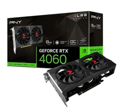 VGA PNY GeForce RTX 4060 8GB XLR8 Gaming VERTO Overclocked Dual Fan VCG40608DFXPB1-O