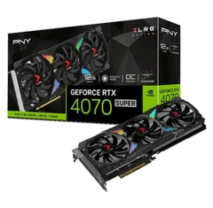 VGA PNY GeForce RTX 4070 SUPER 12GB XLR8 Gaming VERTO EPIC-X RGB Overclocked Triple Fan VCG4070S12TFXXPB1-O