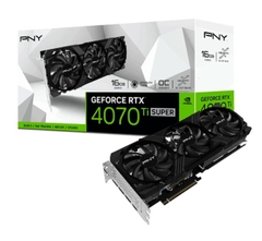 VGA PNY GeForce RTX 4070 Ti SUPER 16GB VERTO Overclocked Triple Fan DLSS 3 VCG4070TS16TFXPB1-O