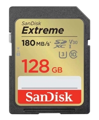 Thẻ nhớ SDXC SanDisk Extreme U3 V30 128GB 180MB/s