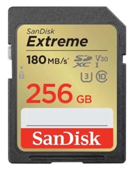 Thẻ nhớ SDXC SanDisk Extreme U3 V30 256GB 180MB/s