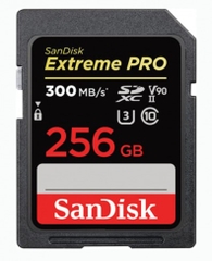 Thẻ nhớ SD 256GB SanDisk Extreme Pro UHS-II 2000x 300/260 MBs