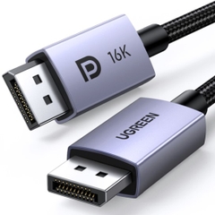 Cáp Displayport to Displayport 2.1 dài 1M 16K@60Hz 8K@120Hz 4K@240Hz HDR Ugreen 15383 DP118
