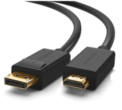 Dây cáp DisplayPort đực sang DVI-D (24+1) đực hỗ trợ 1920×1200 dài 1-8M UGREEN DP103