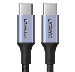 Cáp sạc nhanh, dữ liệu USB Type-C to Type-C QC4.0, PD3.0 100W dài 0,5M Ugreen 20478 cao cấp