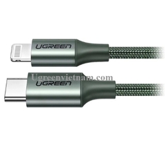 Cáp chuyển usb type c ra apple lightning dây dù hỗ trợ sạc nhanh PD US304