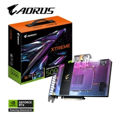 Card màn hình Gigabyte AORUS GeForce RTX 5090 XTREME WATERFORCE WB 32G (32GB GDDR7, 512-bit, PCIe 5.0) - GV-N5090AORUSX WB-32GD