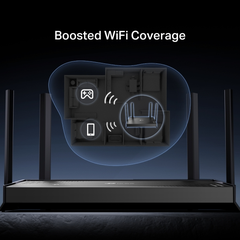 Router Wi-Fi TP-Link Archer BE220 (Wi-Fi 7, BE3600, băng tần kép, 5 cổng Gigabit)