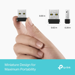 USB Wi-Fi Nano TP-Link Archer TX1U Nano (Wi-Fi 6, AX300, 2.4GHz, USB 2.0)
