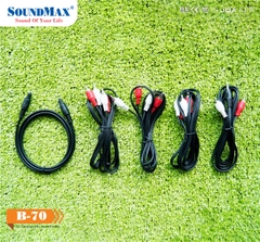 Loa SoundMax B-70/5.1 (100W RMS, Bluetooth, đen)