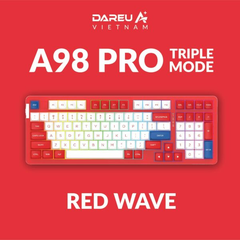 Bàn phím cơ gaming Dareu A98 PRO (Bluetooth 5.0 / Wireless 2.4Ghz / Hotswap / DAREU Dream Switch)