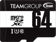 Thẻ nhớ MicroSDXC TEAMGROUP 64GB TUSDX64GCL10U03 (UHS-I U1, Class 10, đọc 100MB/s, ghi 20MB/s)