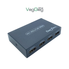 Bộ chia HDMI VegGieg V-HD07 (1 vào, 4 ra, 4K × 2K, hỗ trợ 3D)