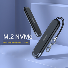 Box ổ cứng di động M2 NVMe PISEN nj-CM01 Type-C 3.1 GEN2