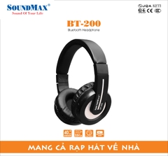 Tai nghe Bluetooth SoundMax BT-200 (Bluetooth 4.1, 10m, 40mm)