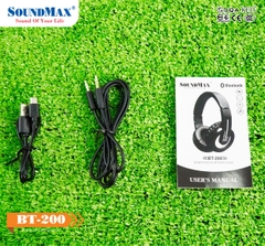 Tai nghe Bluetooth SoundMax BT-200 (Bluetooth 4.1, 10m, 40mm)