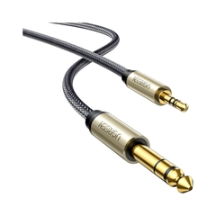 Dây âm thanh 3.5mm đực sang 6.5mm mạ vàng 24k cao cấp UGREEN AV127