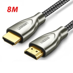 Dây HDMI 2.0 vỏ bện sợi Carbon có chipset 4K dài 8M Ugreen (50111)