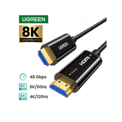 Cáp dữ liệu VIDEO HDMI 2.1 hỗ trợ 8K truyền âm thanh hình ảnh dài 10M có chipset Ugreen (80406)