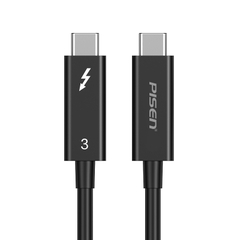 Cáp sạc QUICK Thunderbolt 3 DUAL Type-C (C to C) 800mm 100W