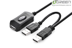 Cáp dữ liệu USB 2.0 nối dài có chipset truyền dữ liệu giữa máy tính và USB dài 5M, Ugreen (20213)