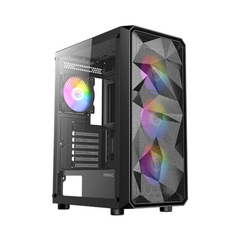 Vỏ case Antec AX83 RGB (e-ATX/Màu đen/3 Fan)