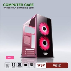 Case VSP V212 Hồng (mATX)