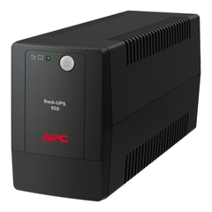 UPS APC Back-UPS BX650LI-MS (650VA/325W, AVR, 230V, Ắc quy 12V 7Ah, màu đen)