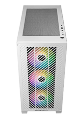 Case CoolerMaster Elite 301 White (Mini Tower, Sẵn 3 fan ARGB, Type C, E301-KGNN-S00)