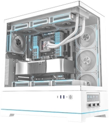 Vỏ case DarkFlash DY451 Pro White