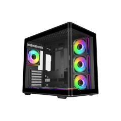Vỏ Case máy tính Cooler Master Elite 600 Black 7 ARGB (Mid Tower, 7 quạt ARGB, GPU 425mm, đen) - E600-KGNN-S02