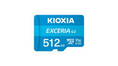 Thẻ nhớ microSD KIOXIA 64G EXCERIA G2 CL10 UHS-I U3 V30 Ghi hình 4K chuẩn A1 R100/W50 w adapter (G2) (Xanh dương)