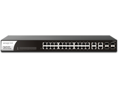 Thiết bị mạng DrayTek VigorSwitch G1282 (24 port LAN Gigabit +4 SFP port gigabit)