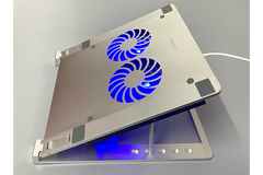 Giá đỡ tản nhiệt Laptop Aluminum alloy PISEN LV-RT06  Tich hợp hai quạt màu tản nhiệt, nguồn USB